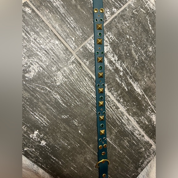 Crystal gem biothane handmade dog collar - Picture 9 of 9